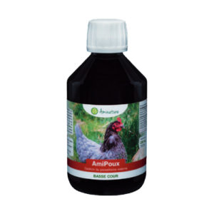 Photo du produit "AmiPoux", aliment complémentaire qui freine la prolifération des poux chez les poules