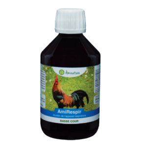 Photo du produit "AmiRespire", aliment complémentaire favorisant le confort respiratoire chez les poules
